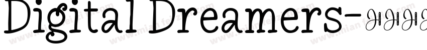Digital Dreamers字体转换